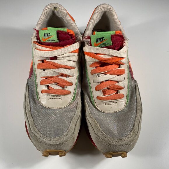 DH1347-100 LDWaffle x sacai x CLOT x Nike 'Orange Blaze' mens size US 10 - Picture 2 of 11